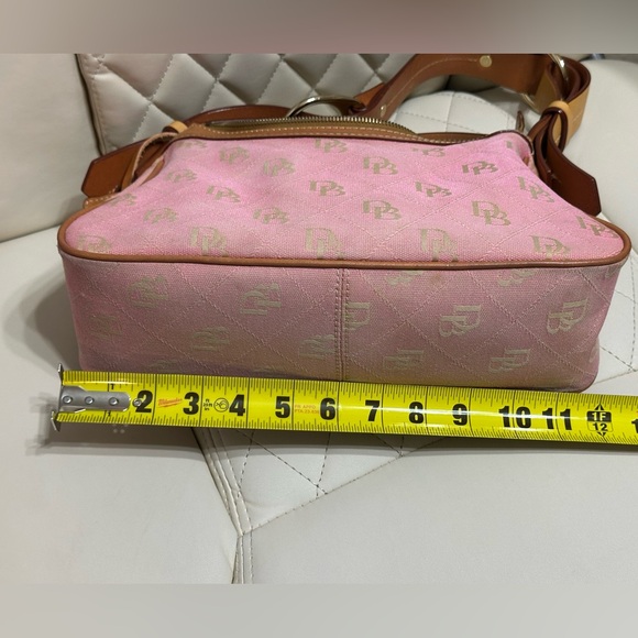 Dooney & Bourke vintage pink monogram shoulder bag Y2K rare vintage bag - Picture 5 of 16